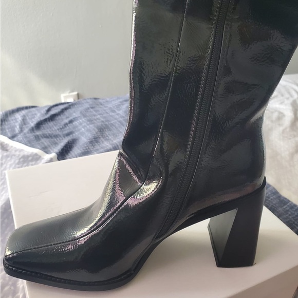 Black Knee-High Boots - Picture 3 of 6